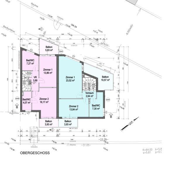 Einreichplan Obergescho� (hellblau)