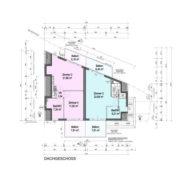 Einreichplan Dachgescho� (hellblau)