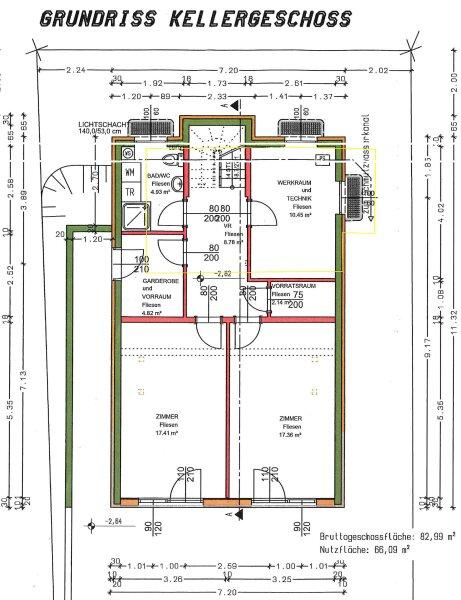 Wohnkeller und Hauseingang