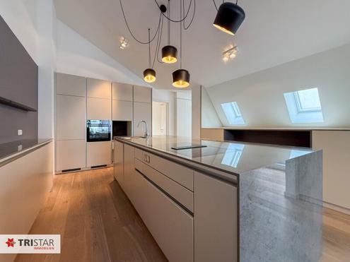 NEU:::GROSSZ�GIGES STYLISCHES DACHGESCHOSS MIT TERRASSE UND GARAGENSTELLPLATZ - HOCHWERTIG TEILM�BLIERT + TOPLAGE - Miete in 3400 Klosterneuburg, N�he Stadtplatz:::