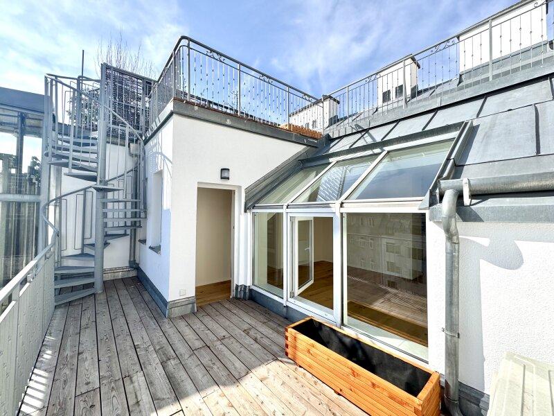 Terrasse auf Wohnebene