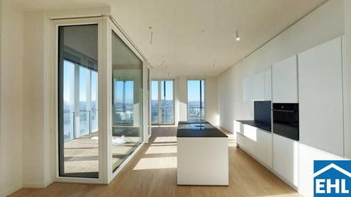 Erstbezug - 3-Zi.-Wohnung mit Rooftop Pool & Sauna