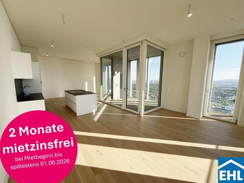 Erstbezug - 3-Zi.-Wohnung mit Rooftop Pool & Sauna