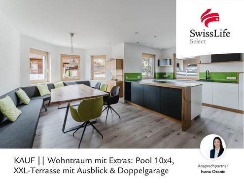 Wohntraum mit Extras: Pool 10x4, XXL-Terrasse mit Ausblick & Doppelgarage