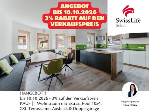 Wohntraum mit Extras: Pool 10x4, XXL-Terrasse mit Ausblick & Doppelgarage