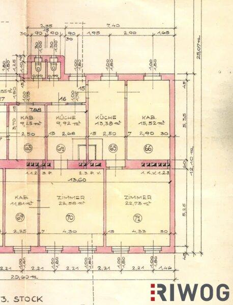 Grundrissplan TOP 15+16