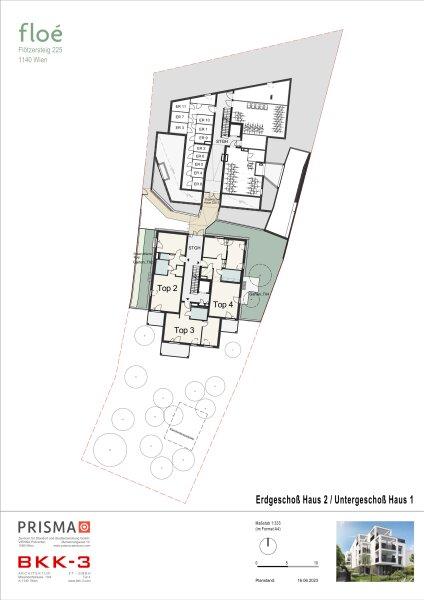 Untergeschoss Haus 1 - Einlagerungs- und Fahrradraum