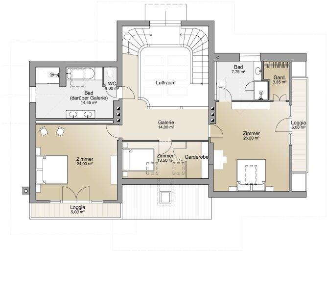 Skizze Dachgescho�