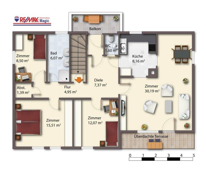 Grundriss Obergeschoss