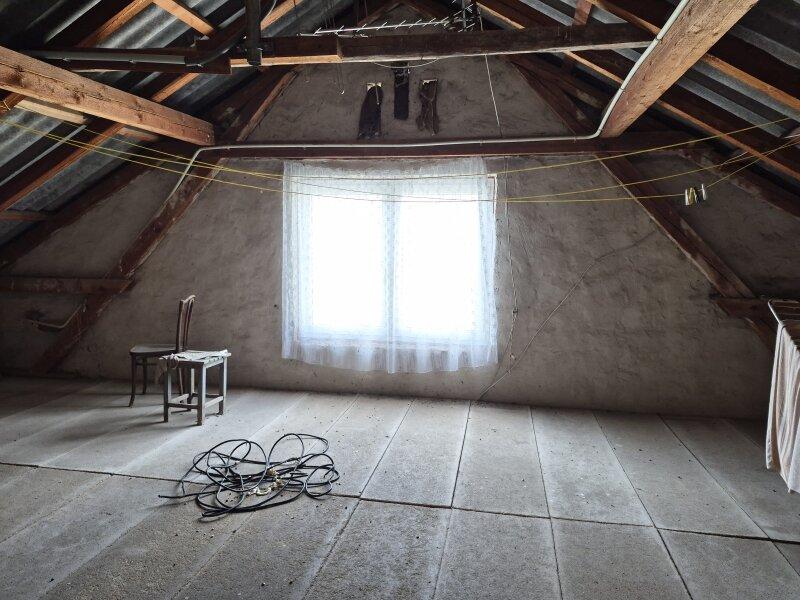 Dachboden mit Gescho�d�mmung