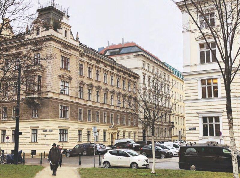 Blick vom Rooseveltplatz - Entwurf