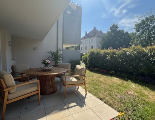 Eigener Garten, gemeinsame Zukunft: Charmante 2-Zimmer Wohnung mit attraktiver Kaufoption - 3a/2/8