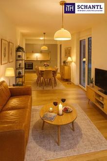 FRÜHJAHRSAKTION!! Zwischen Großstadt und Grashalm. Riesenbalkon / Riesenfreude! TOP Neubauwohnung mit viel Freiraum! Traumhafte Rundum-Terrasse + Ideale Raumaufteilung + Grün wohin das Auge reicht + Luftwärmepumpe!