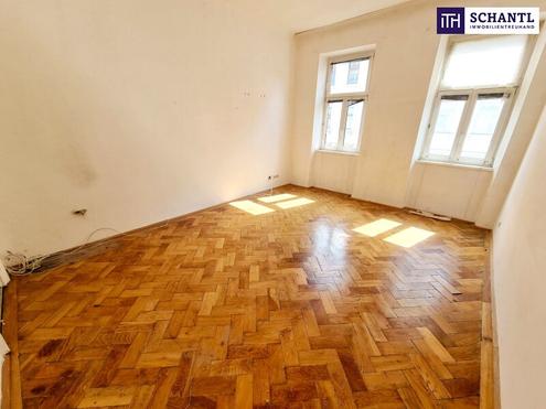 Das Haus tr�gt Smoking, die Wohnung wartet noch auf ihr Kleid! Renovierungsbed�rftige Altbauwohnung mit toller Raumaufteilung + Traumhaft sch�nes Haus + Perfekte Infrastruktur und Anbindung! Jetzt zugreifen!