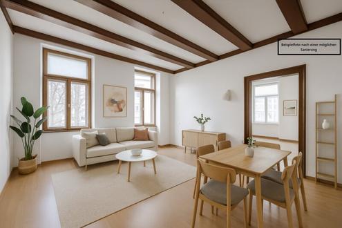 ++NEU++ Altbauklassiker: 3-Zimmer Wohnung mit enormen Sanierungspotenzial