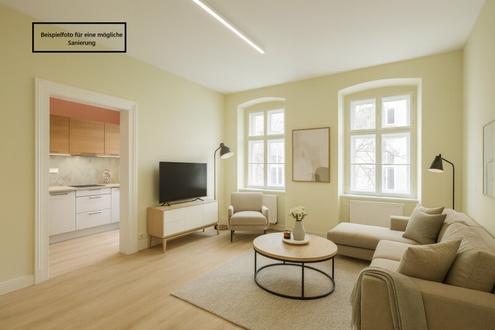 ++H7++  2-Zimmer Altbau (sanierungsbed�rftig) - Ihre Chance mit gro�em Potenzial!