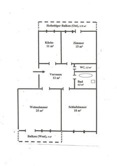 Meine neue WG! Fabelhafte 3-Zimmer-Wohnung mit 2 Balkonen!
