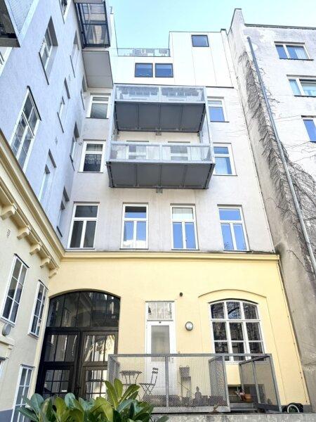 Balkonanbau im Innenhof m�glich