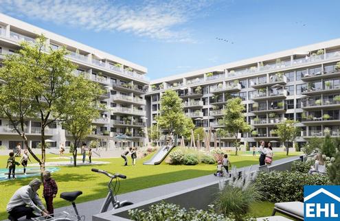 Gr�ne Oase in der Stadt - Wohnen mit Park & Spielplatz im Innenhof