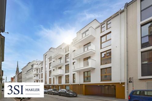 2-Zimmer Neubau-Erstbezug mit Balkon in Hofruhelage - hochwertige Vollausstattung