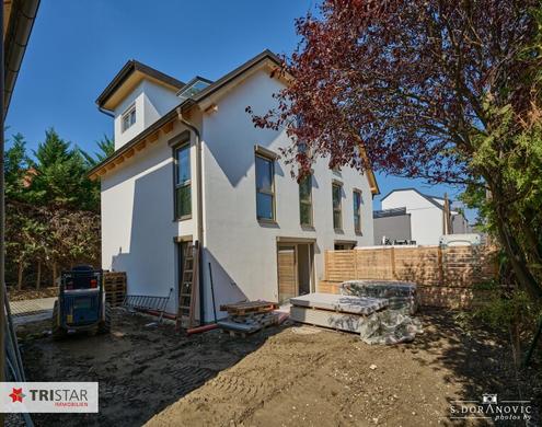 NEU! ++ NEUBAU IN 1220 WIEN-ESSLING ++ 6-ZIMMER-EIGENTUMSHÄUSER MIT GARTEN ++ SCHLÜSSELFERTIG ++ WÄRMEPUMPE UND PHOTOVOLTAIK ++ BEZUG AB 01.10.2026 ++