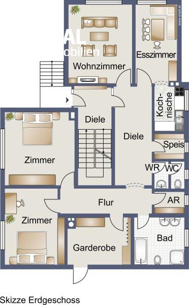 Plan Erdgeschoss
