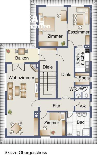 Plan Obergeschoss
