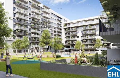 Gr�ne Oase in der Stadt - Wohnen mit Park & Spielplatz im Innenhof