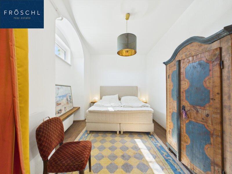 Blick in den Schlafbereich