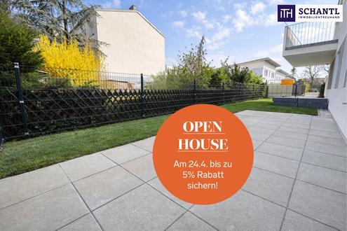 OPEN HOUSE 24.4.! Bis zu -5% Rabatt sichern! Gr�n I Urban I Chic: Exklusive 4-Zimmer-Gartenwohnung im Herzen von Schwechat! Nachhaltig, hochwertig und �berraschend ruhig!