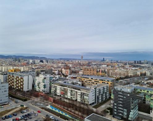 Monte Laa - Wohnen mit Weitblick - Moderne Wohnung im 17. Stock