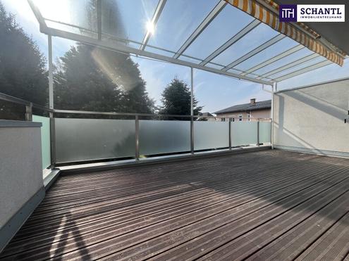 Traumhafte, lichtdurchflutete 3-Zimmer-Wohnung mit gigantischer Terrasse und Blick ins Gr�ne!