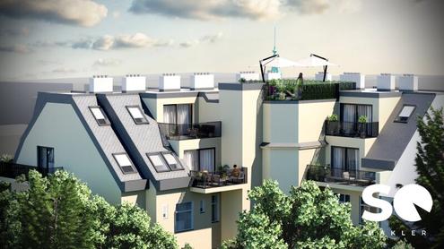 #SQ - BAUBEWILLIGT! ROHDACHBODEN MIT CA. 680 M� ERZIELBARER WOHNNUTZFL�CHE