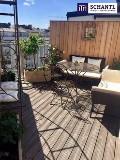 Urbaner Wohnluxus: Exklusive DG-Wohnung mit Terrasse & spektakul�rem Fernblick