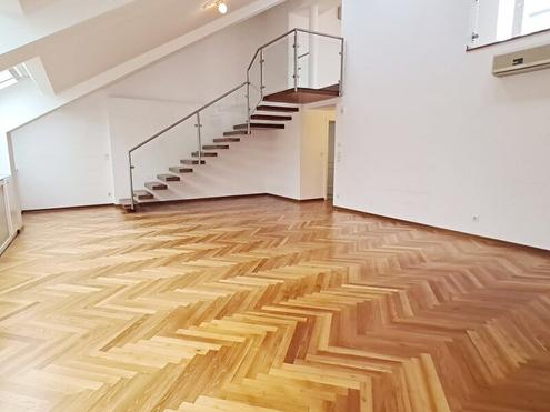 ERSTBEZUG! GENERALSANIERT, Staatsoper-N�he, klimatisiertes 147 m2 Dachgeschoss mit 20 m2 Terrasse, 3 Zimmer, Extrak�che, Opernring