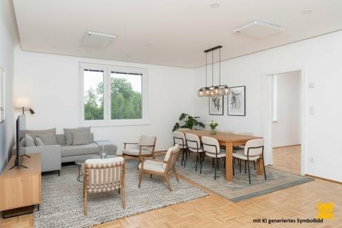 PROVISIONSFREI: Generalsanierte 2-Zimmer-Wohnung in Ruhelage mit Gr�nblick