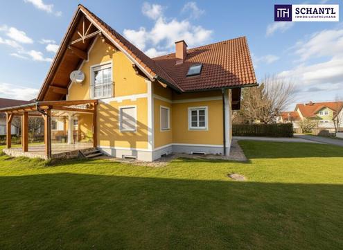 SONNENLAGE - Neuwertiges ca. 160m2 gro�es Traumhaus mit idyllischem Garten + Terrasse, 2 Garagen & Top-Ausstattung in Ruhelage