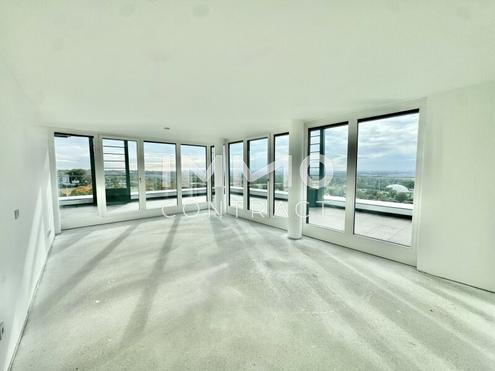 Exklusives Penthouse mit 90m2 Panoramaterrasse: Provisionsfrei: Wohnung + B�ro mit luxuri�ser Ausstattung