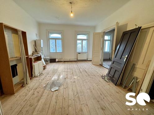 #SQ - HELLE 5-ZIMMER-ALTBAUWOHNUNG MIT BALKON N�HE U2 RATHAUS!