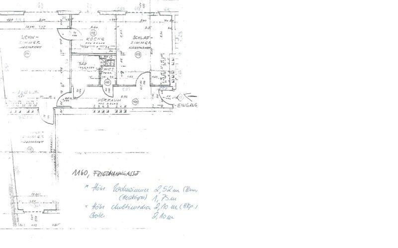 Grundriss - Friedmanngasse