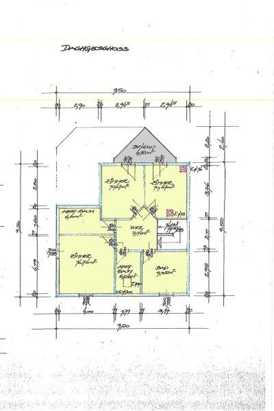 Grundriss Skizze Dachgescho�