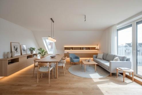 ++NEW++ extraordinary 4-room penthouse apartment with a 360� rooftop terrace