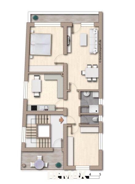 Grundriss m�bliert