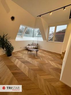 Traumhafte Dachgescho�wohnung in 1120 Wien: Erstbezug mit Balkon und Kamin!