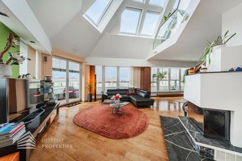 Exklusives Maisonette-Penthouse mit 3 Garagenpl�tzen, N�he Augarten