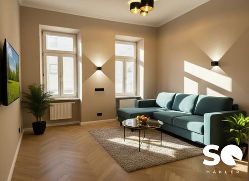 #SQ - STILVOLLER ALTBAU MIT IDEALEM GRUNDRISS IN RUHIGER LAGE -  2 ZIMMER ERSTBEZUG !