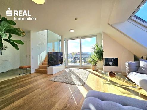 Exklusive 3-Zimmer-Dachgeschossmaisonette mit Panorama-Weitblick