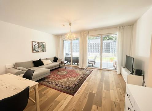 Wohnen im Grünen - Moderne Gartenwohnung nahe Böhmischen Prater
