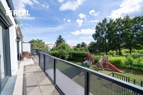 Wundersch�ne Terrassenwohnung in Niedrigenergie - 78m�, Wohnk�che, 2 Zimmer, S�dwestbalkon, 2 Garagenpl�tze!