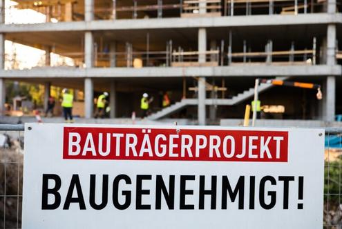 Baubewilligtes Bautr�gerprojekt nahe U6 Siebenhirten